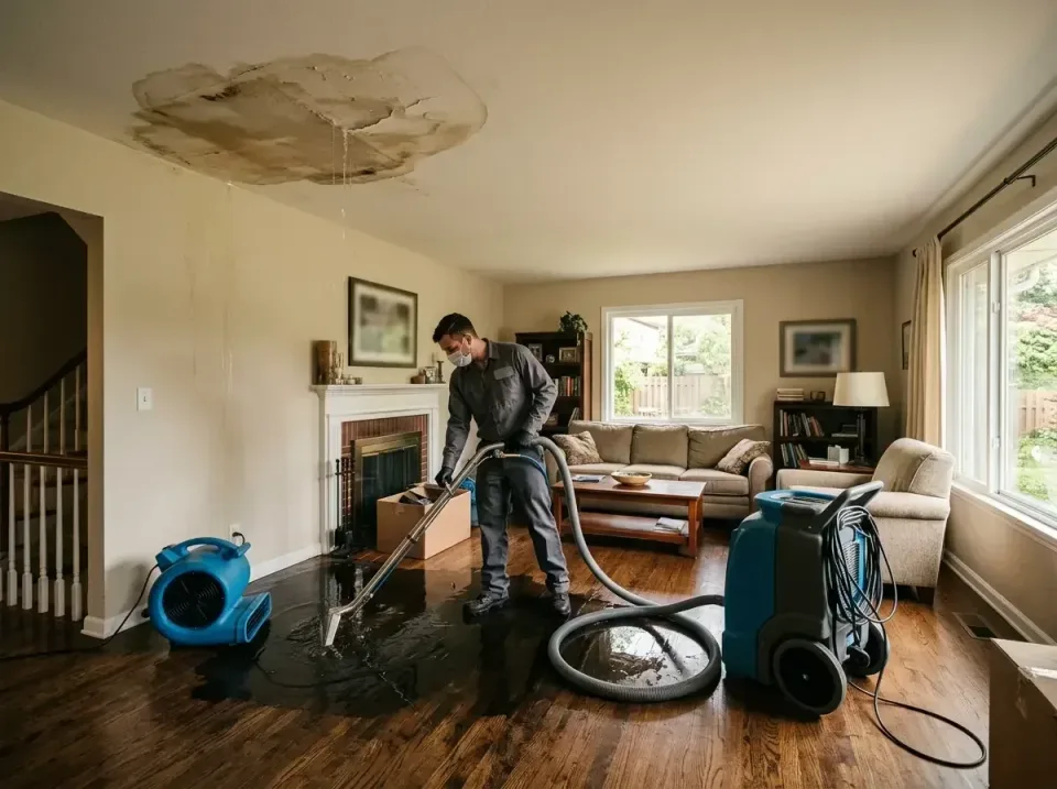 attic-pipe-burst-ceiling-drip-008 — frequently asked questions, Water Damage Restoration & Carpet Care in Newton, MA